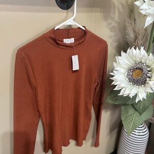 Maurices Women's Rust Long Sleeve Top